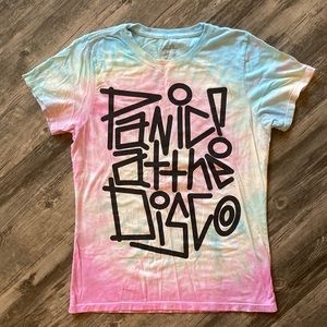Panic at the Disco tie dyeT-shirt. Size L